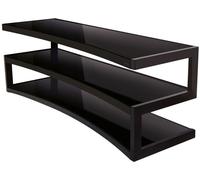 Meuble TV NORSTONE Esse Curve noir laqué/noir 32-60 P