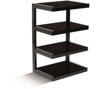 NorStone Esse HiFi Noir - Meuble HiFi 4 étagères