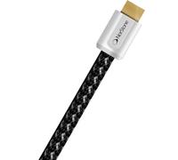 NorStone JURA - Câble HDMI - 0.2 mm² - HDMI mâle pour HDMI mâle - 80 cm - triple blindage - noir, blanc - support 4K