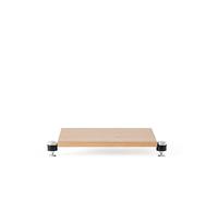 NorStone Meuble HiFi Modulaire Copenhagen - Base - Métal Plein et Chêne - Meuble HiFi - Capacité de Charge Max. 50KG - Pointes et Contre-Pointes