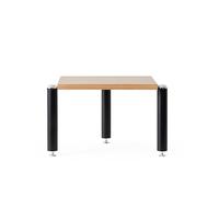 NorStone Meuble HiFi Modulaire Copenhagen - Module 03 - Métal Plein et Chêne - Meuble HiFi - Capacité de Charge Max. 50KG - Pointes et Contre-Pointes