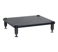 Norstone Module pour meuble COMO – Habillage cuir noir, acier inox massif, finitions haut de gamme