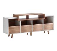 NorStone Oslo 1600 Blanc et Chêne - Meubles et supports