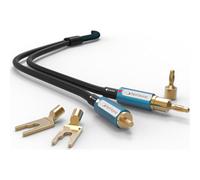 Norstone SKYE - 2 x Câbles HP fiches bananes+Cosses - 1.5m