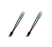 Norstone Skye MC - Paire de Câbles d'Enceintes Montés de 2 x 2,08 mm² (2 x 1,5 m)