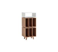 Norstone Stockholm 1100 Blanc et Chêne - Meuble Hifi