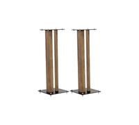 Norstone Support de Haut-Parleur Stylum Stable, en métal, Charge jusqu'à 50 kg, Prix par Paire (Stylum 3 (80 cm), chêne (décor)