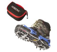 Nortec Crampons ALP 2.0 – micro crampons légers pour glace et neige – Noir XL