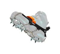 Nortec Crampons ALP 2.0 Made in Italy pour Winter Tracking Hiver sur Glace et Neige, Micro Crampon Léger avec Etui (Noir, L)