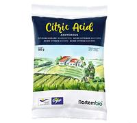 Nortembio Acide Citrique 500 g - Acide Citrique Anhydre Concentré 100 % Pur Certifié - Nettoyage Domestique Polyvalent - Sans OGM - E-Book Offert