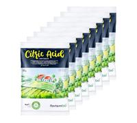 Nortembio Acide Citrique 8 x 500 g - Acide Citrique Anhydre 100 % Pur - Nettoyage Domestique Multiusage - E-book Inclus