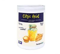 Nortembio Acide Citrique Alimentaire 1,02 kg - 100% Pur, Qualité Alimentaire | Origine Naturelle, Sans OGM, Conservateur et Acidifiant pour Cuisine, Pâtisserie + Livre de Recettes Gratuit