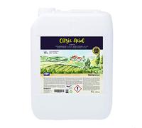 Nortembio Acide Citrique Biologique 10 L. Acide Citrique Anhidre Liquide, 100% Pure. Nettoyant Multi-Usages. E-Book Inclus.
