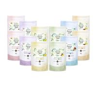 Nortembio Collection Sels d'Epsom Lot de 2 ensembles cadeau avec 12 sachets de parfums Spa Premium - Minéraux 100 % purs pour bain détox et bien-être + eBook exclusif