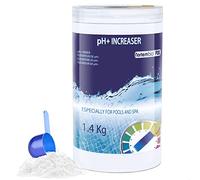 Nortembio pH Plus Piscine - Régulateur de pH pour piscines, 1,4 kg - pH+ Plus Piscine Naturel - Action Rapide et sûre - Une Eau cristalline + eBook Gratuit Contenant des Conseils de Professionnels