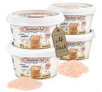 Nortembio Sel Rose de l’Himalaya 2 x 200 g Fin + 2 x 200 g Extra Fin Origine Pakistan Sel Minéral Naturel Non Raffiné pour Cuisine + eBook de Recettes Offert