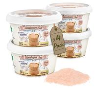 Nortembio Sel Rose de l’Himalaya 4 x 200 g Extra Fin Origine Pakistan | Pur et Naturel pour Cuisine Gourmet | Non Raffiné Sans Additifs Riche en Minéraux