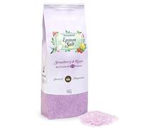 Nortembio Sels d’Epsom 100% Parfum Fraise & Roses 700 g - Source Naturelle de Magnésium | Avec Vitamines C et E Hydratantes | Pour Bains Relaxants, Spa et Soin de la Peau + E-Book Gratuit