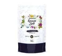 Nortembio Sels d’Epsom 100% Purs 180 g - Source Concentrée de Magnésium | Pour Peaux Sensibles | Avec Vitamines C et E Hydratantes | Sans Additifs, Usage Externe Naturel + E-Book Gratuit