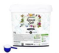 Nortembio Sels d’Epsom 100% Purs 6 kg - Source Concentrée de Magnésium | Pour Peaux Sensibles | Avec Vitamines C et E Hydratantes | Sans Additifs, Usage Externe Naturel + E-Book Gratuit