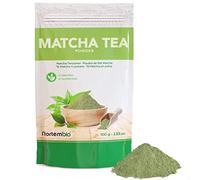Nortembio Thé Matcha Japonais en Poudre 100 g Matcha Grade Culinaire 100% Naturel Thé Vert Antioxydant Végan & Sans Gluten + eBook de Recettes Inclus