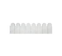 Nortene 4 bordures flexibles en plastique - Blanc - 20x80cm