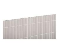 Canisse PVC double face 20mm - Blanc - 1,5x3m