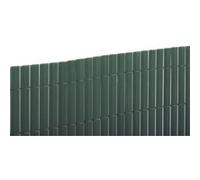 Canisse PVC double face 20mm - Vert - 1x3m