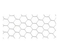 NORTENE-Grillage Galvanex maille hexagonale 1,3 cm Métal galvanisé Gris L5 m x H50 cm