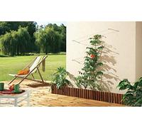 Nortene Palissa - Support pour plantes grimpantes rectangulaire noir en plastique laqué 10 m