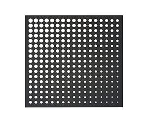 Nortene Panneau décoratif Moon Anthracite - 1 m carré en résine polypropylène - fixé au Mur