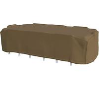 Nortene Table rectangulaire Case + 8 chaises 325 x 205 x H.90 cm