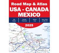 North America Road Atlas - North America Road Map - USA Canada Mexico Road atlas