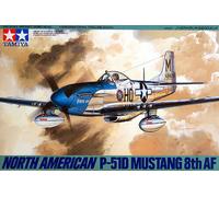 North American P-51d MUSTANG 8th Af 1:48 Plastique Model Kit Tamiya