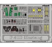 North American P-51d Mustang - Pièces Pré-Peintes En Couleur (Pour Maquettes Tamiya)-Générique