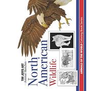 North American Wildlife: Animals Of The World Coloring Book Series (Animal Sketches)