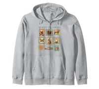 North American Wildlife T -Shirt Vintage 90S Retro Sweat à Capuche