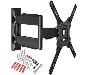 North Bayou Support Mural TV Orientable pour écrans 32-55 Pouces LED LCD Support TV avec VESA Max de 400x400mm Capacité Max de 31,8 kg