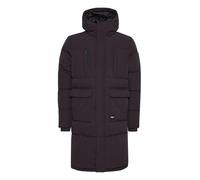 NORTH BEND NBKilian Veste d'hiver pour homme - Parka d'hiver matelassée respirante et imperméable - Poches zippées - Coutures thermosoudées - Capuche réglable - Protège-menton, Noir (1001), L
