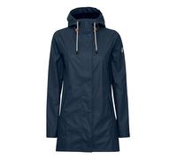 NORTH BEND NBTora - Veste de pluie imperméable pour femme, coupe-vent, respirante, avec capuche, colonne d'eau 5000mm, système de protection météo W-PRO, bleu, 46