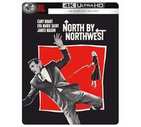 North by Northwest Steelbook [4K Ultra HD] [1959] [Blu-ray] [Region Free] [4K UHD]