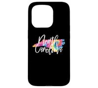 North Carolina Tie Dye Coque pour iPhone 15 Pro