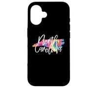 North Carolina Tie Dye Coque pour iPhone 16