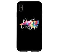 North Carolina Tie Dye Coque pour iPhone XS Max