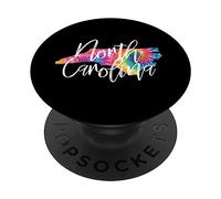North Carolina Tie Dye PopSockets PopGrip Adhésif
