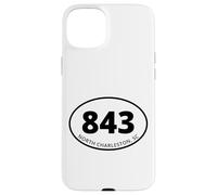 North Charleston South Carolina Code régional 843 Souvenir Local Coque pour iPhone 15 Plus