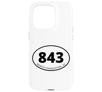 North Charleston South Carolina Code régional 843 Souvenir Local Coque pour iPhone 15 Pro