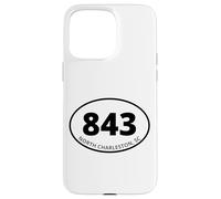North Charleston South Carolina Code régional 843 Souvenir Local Coque pour iPhone 15 Pro Max