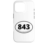 North Charleston South Carolina Code régional 843 Souvenir Local Coque pour iPhone 16 Pro