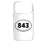 North Charleston South Carolina Code régional 843 Souvenir Local Coque pour iPhone 17 Pro